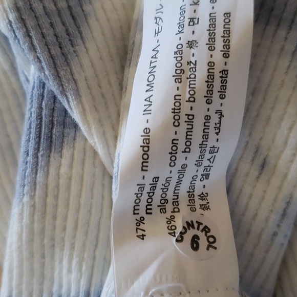 ZARA Ribbed Tie-dye dress - Picture 8 of 8